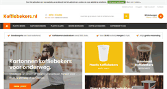 Desktop Screenshot of koffiebekers.nl
